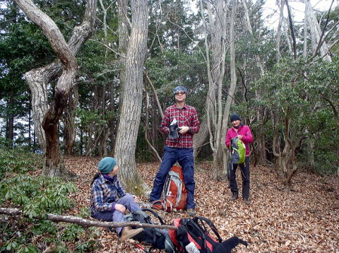 2019.1.20　登り尾根（尾根歩き）