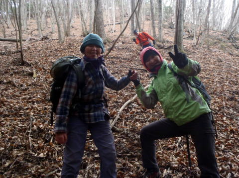 2019.1.20　登り尾根（尾根歩き）