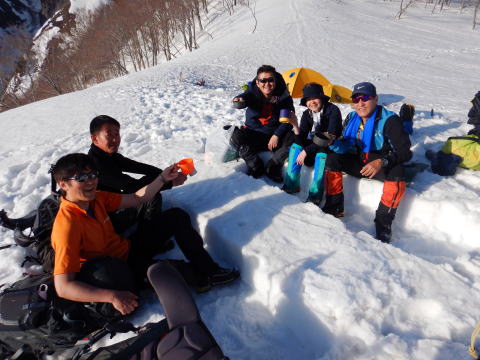 2022.4.9-10　巻機山（雪山）