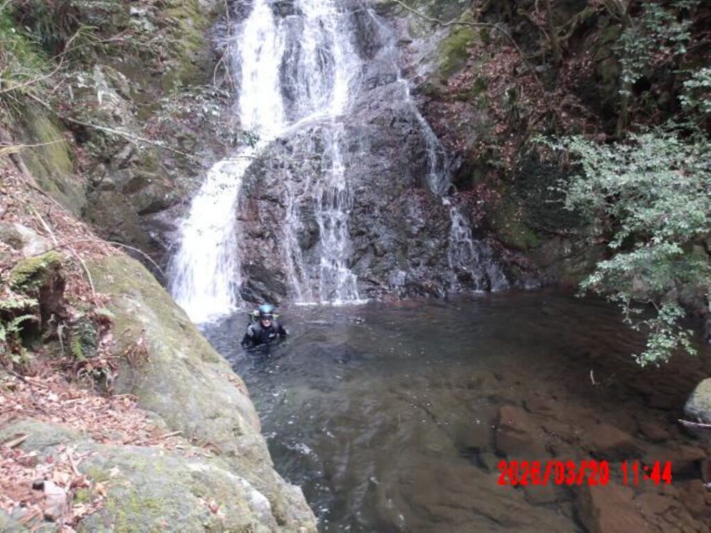 2026.3.20　伊豆・三階滝沢↓中ノ沢↑（沢登り）