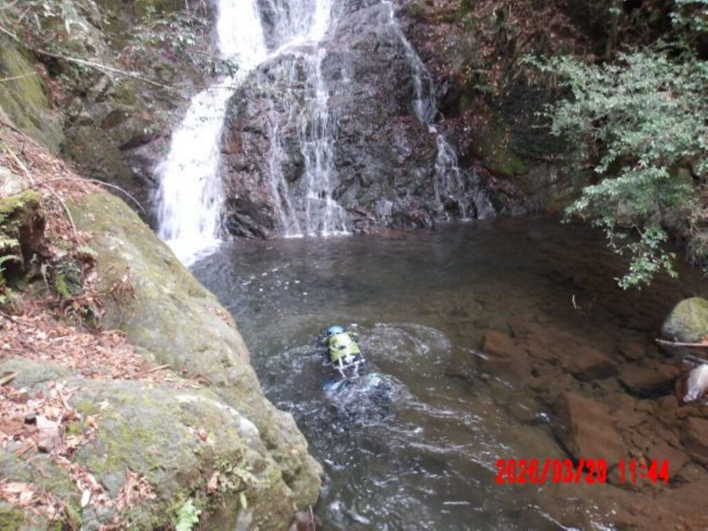 2026.3.20　伊豆・三階滝沢↓中ノ沢↑（沢登り）