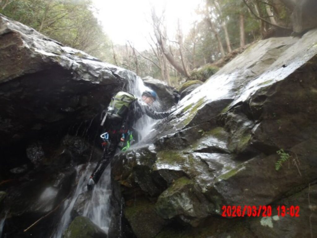 2026.3.20　伊豆・三階滝沢↓中ノ沢↑（沢登り）