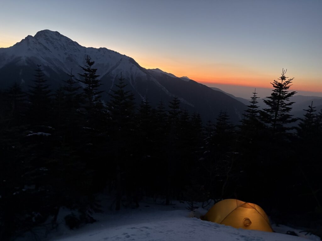 2026.3.21-23 南ア・塩見岳(雪山)