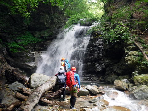 2020.8.8　鶏冠谷右俣（沢登り）