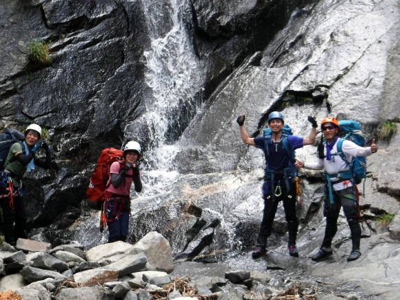 2020.8.9-10　釜ノ沢西俣（沢登り）