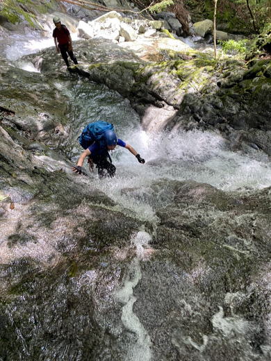 2020.8.2　マスキ嵐沢（沢登り）