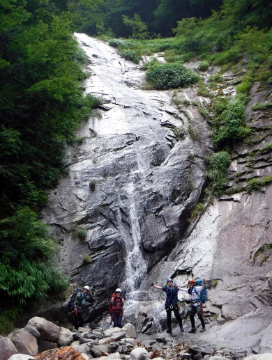 2020.8.9-10　釜ノ沢西俣（沢登り）