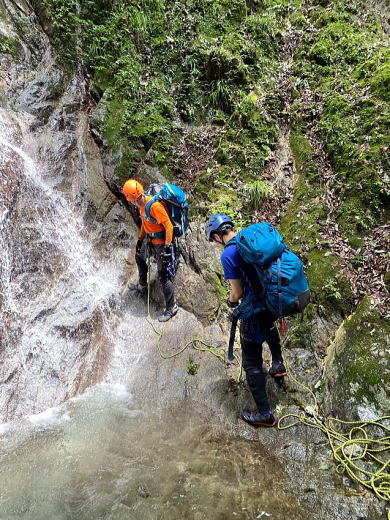 2020.8.2　マスキ嵐沢（沢登り）