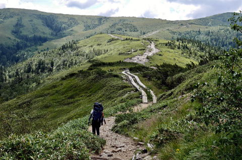 2020.8.23-27　北ア・雲ノ平～鷲羽岳～三俣蓮華岳～黒部五郎岳（尾根歩き）