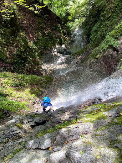 2020.8.2　マスキ嵐沢（沢登り）