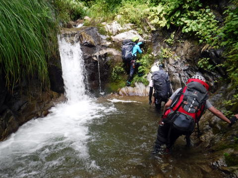 2020.8.14-16 奥只見・シロウ沢~中門沢~会津駒ヶ岳(沢登り)