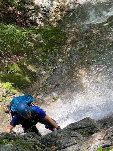 2020.8.2　マスキ嵐沢（沢登り）