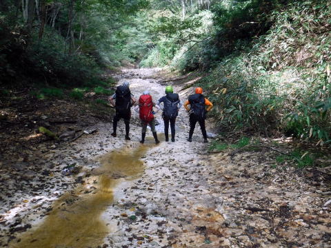 2020.9.21-22　根羽沢大薙沢左俣（沢登り）