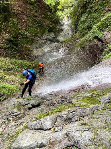 2020.8.2　マスキ嵐沢（沢登り）