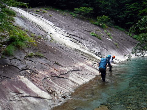 2020.8.9-10　釜ノ沢西俣（沢登り）