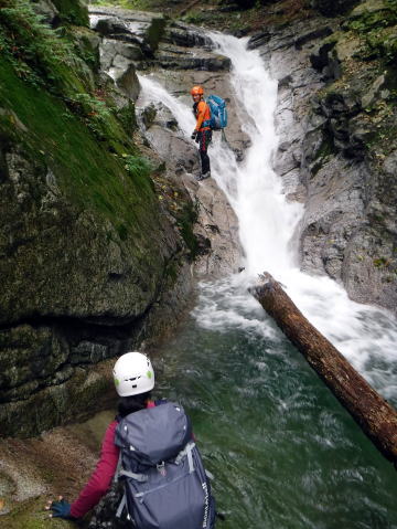 2020.8.8　鶏冠谷右俣（沢登り）