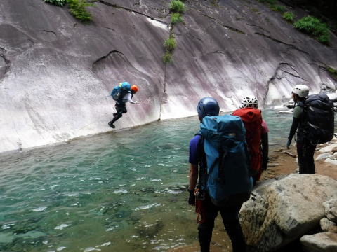 2020.8.9-10　釜ノ沢西俣（沢登り）