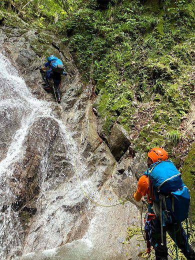 2020.8.2　マスキ嵐沢（沢登り）