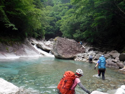 2020.8.9-10　釜ノ沢西俣（沢登り）