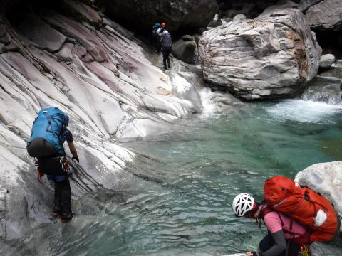 2020.8.9-10　釜ノ沢西俣（沢登り）