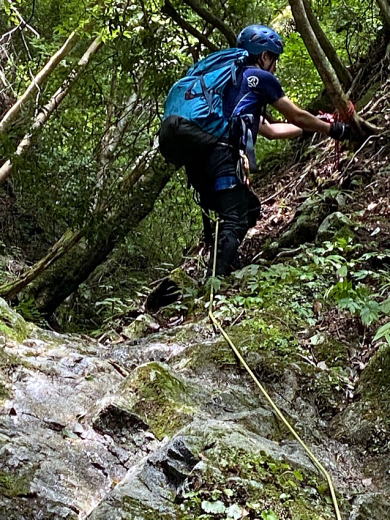 2020.8.2　マスキ嵐沢（沢登り）