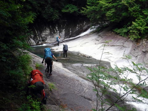 2020.8.9-10　釜ノ沢西俣（沢登り）