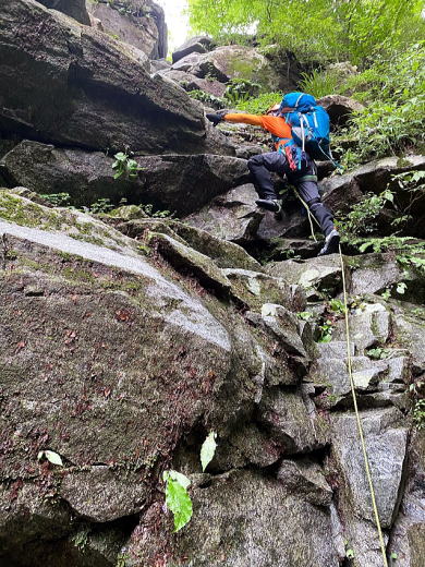 2020.8.2　マスキ嵐沢（沢登り）