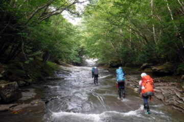 2020.8.9-10　釜ノ沢西俣（沢登り）