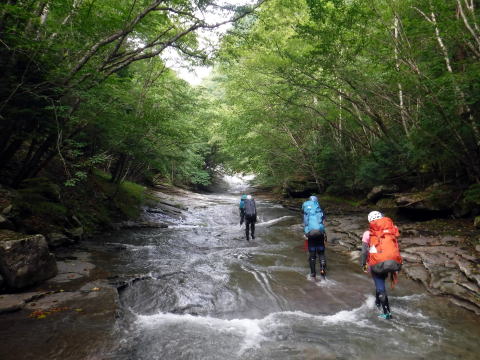 2020.8.9-10　釜ノ沢西俣（沢登り）