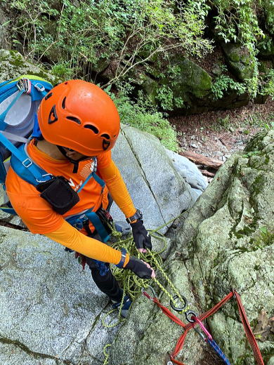 2020.8.2　マスキ嵐沢（沢登り）