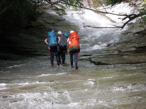 2020.8.9-10　釜ノ沢西俣（沢登り）