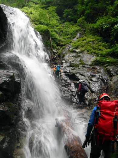2020.8.8　鶏冠谷右俣（沢登り）