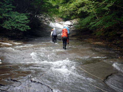 2020.8.9-10　釜ノ沢西俣（沢登り）