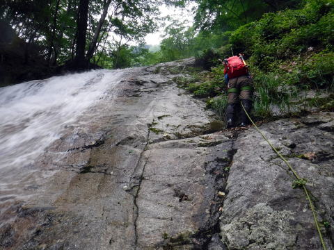 2020.8.8　鶏冠谷右俣（沢登り）