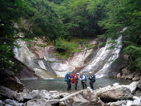 2020.8.9-10　釜ノ沢西俣（沢登り）