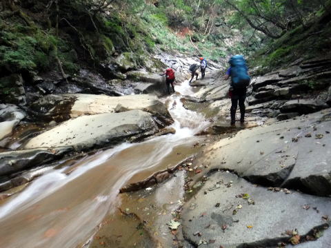 2020.8.9-10　釜ノ沢西俣（沢登り）