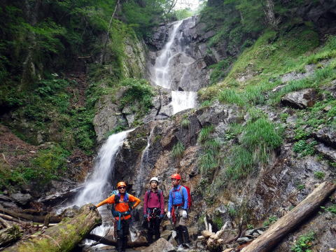 2020.8.8　鶏冠谷右俣（沢登り）