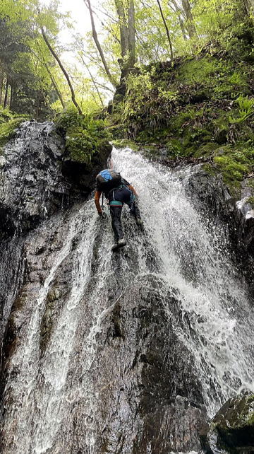 2022.4.23　熊倉沢左俣東沢（沢登り）