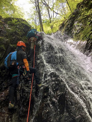 2022.4.23　熊倉沢左俣東沢（沢登り）