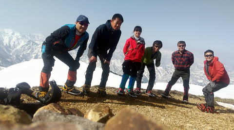 2022.4.9-10　巻機山（雪山）