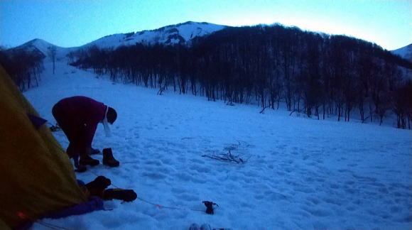 2022.4.9-10　巻機山（雪山）