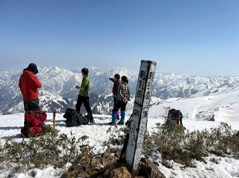 2022.4.9-10　巻機山（雪山）