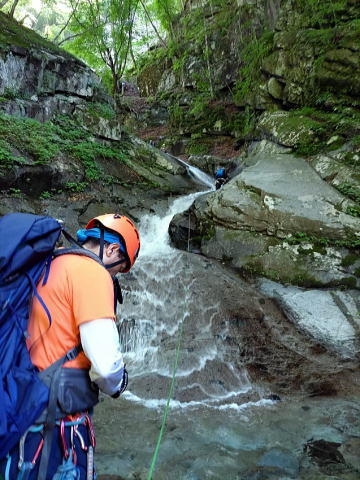 2022.6.4　鶏冠谷左俣（沢登り）
