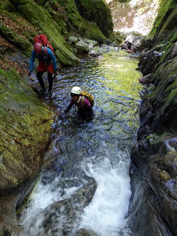 2022.6.4　鶏冠谷左俣（沢登り）