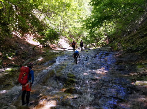 2022.6.4　鶏冠谷左俣（沢登り）