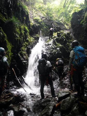 2022.7.17　モミソ沢（沢登り）