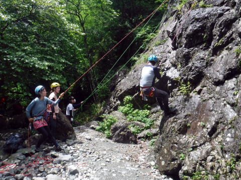 2022.7.17　モミソ沢（沢登り）