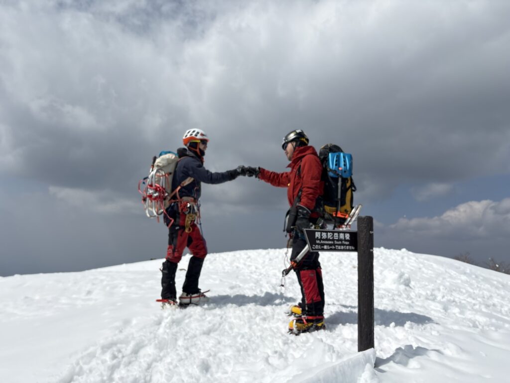 3/28-29　阿弥陀南陵&北陵（雪山・バリエーション）