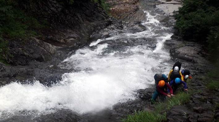 2016.7.17-19　東黒沢～ナルミズ沢（沢登り）