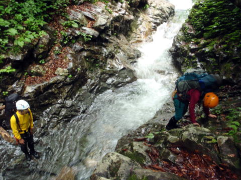 2016.7.17-19　東黒沢～ナルミズ沢（沢登り）